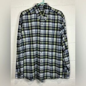 Eddie Bauer Men’s Plaid Flannel Long Sleeve Fall Button Down Relaxed Fit